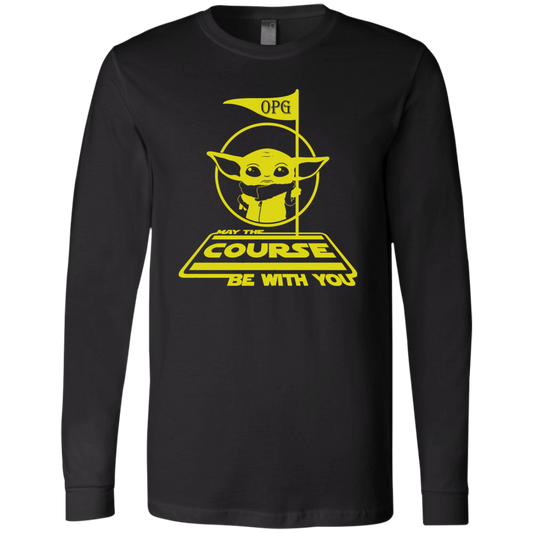 OPG Custom Design #21. May the course be with you. Star Wars Parody and Fan Art. Men's 100% Combed and Ringspun Cotton