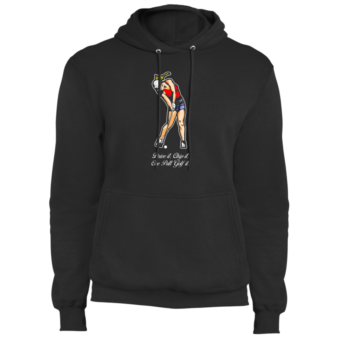 OPG Custom Design #9. Drive like a girl. Fleece Pullover Hoodie