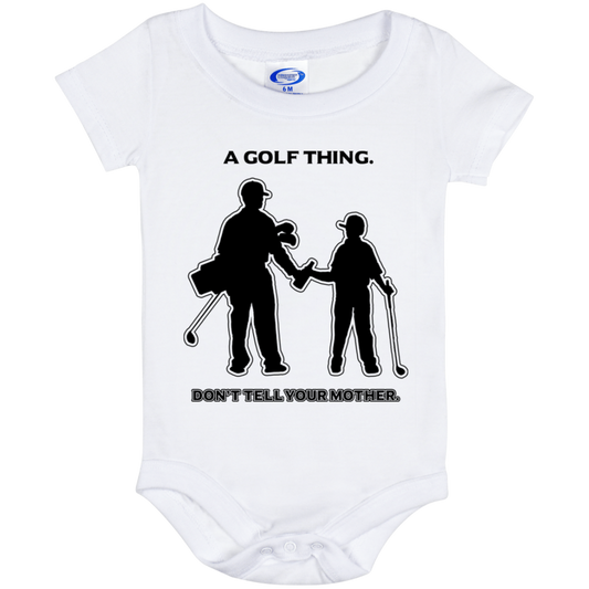 OPG Custom Design #7. Father and Son's First Beer. Don't Tell Your Mother. Baby Onesie 6 Month