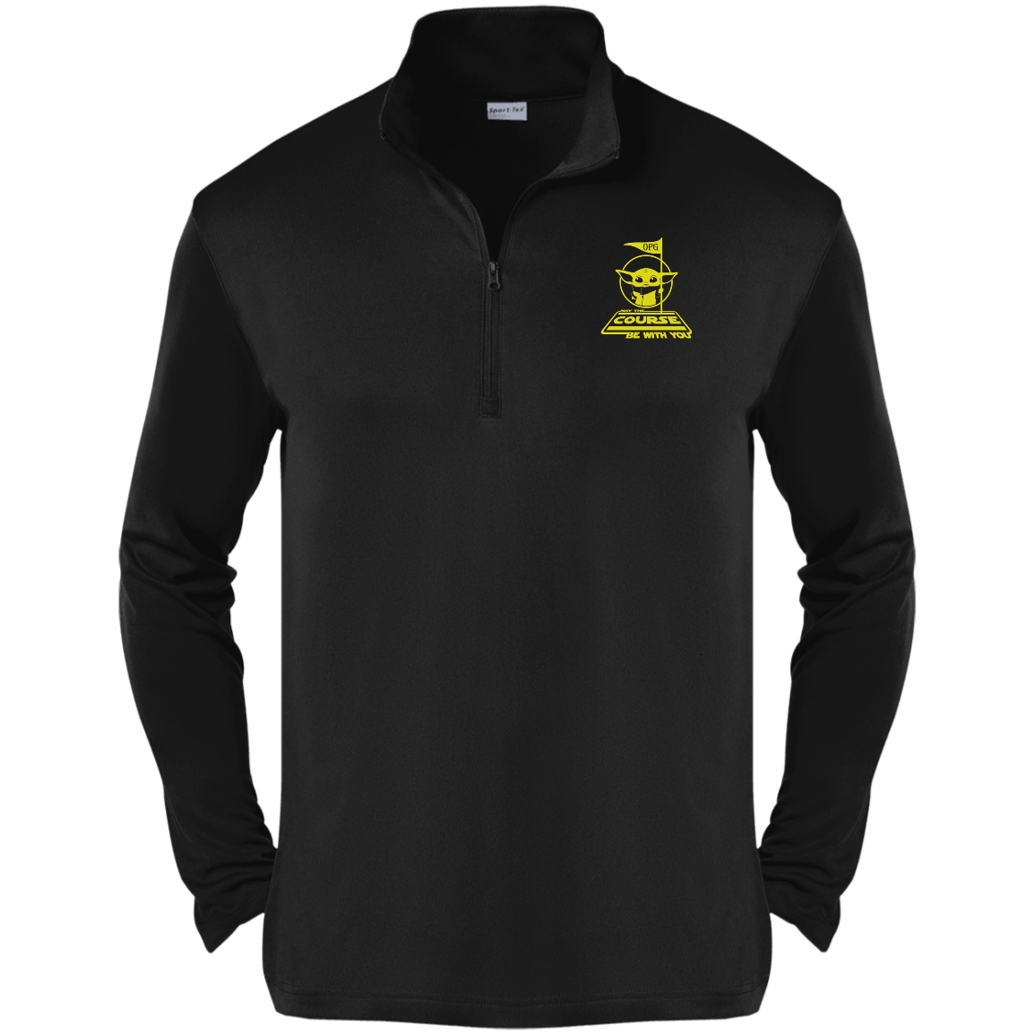 OPG Custom Design #21. May the course be with you. Parody / Fan Art. 1/4-Zip Pullover 100% Polyester 1/4-Zip Pullover