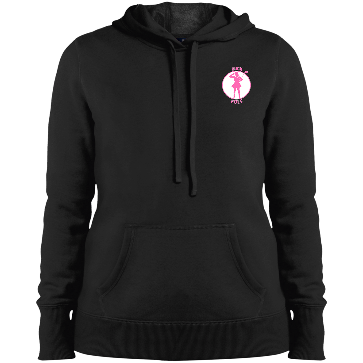 OPG Custom Design #19. GUCK FOLF. Female Edition. Ladies' Pullover Hooded Sweatshirt