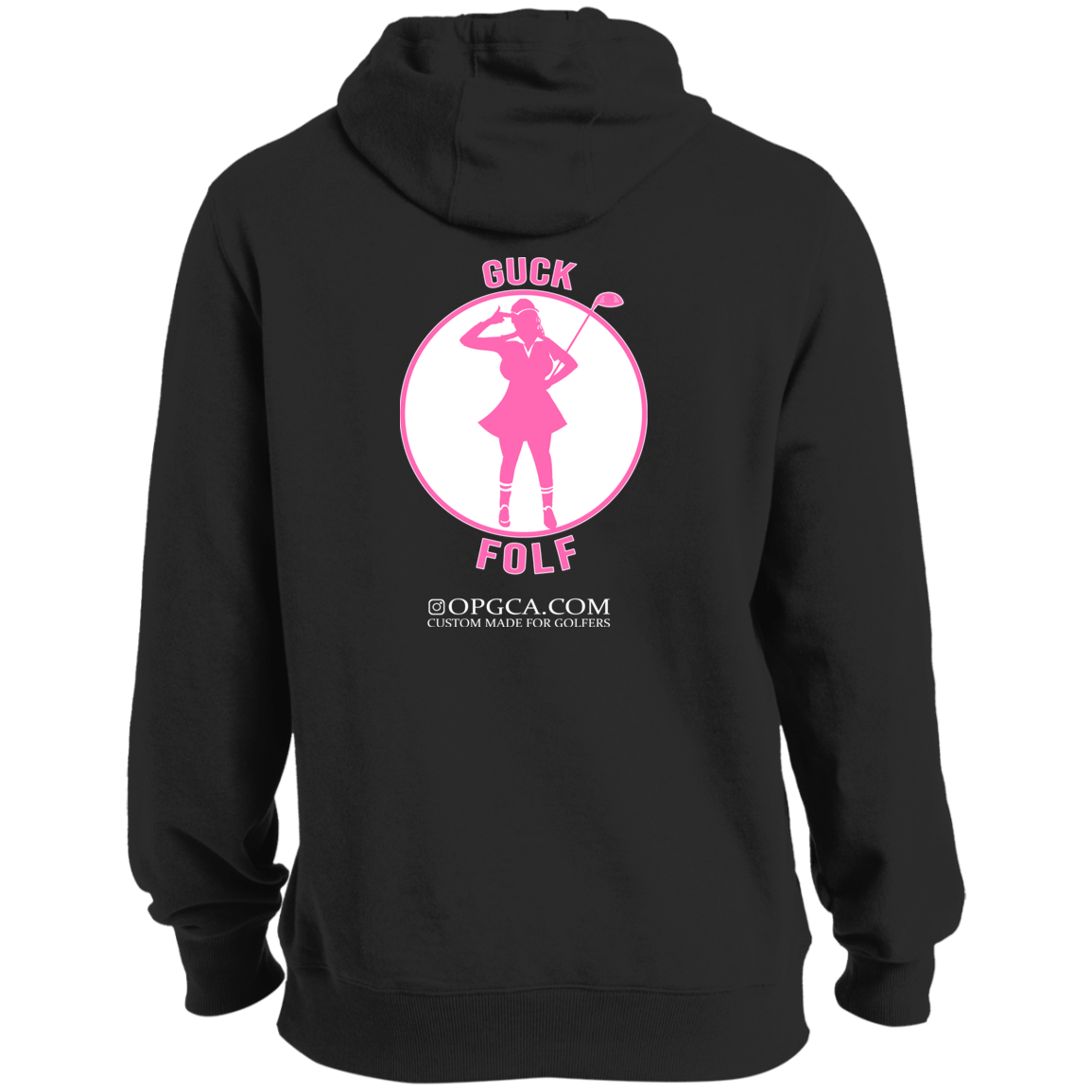 OPG Custom Design #19. GUCK FOLF. Female Edition. Ultra Soft Pullover Hoodie