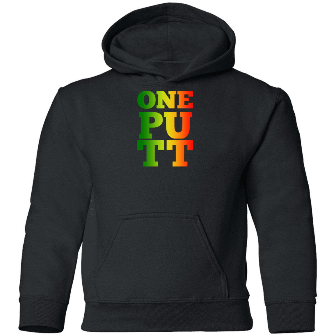 OPG Custom Design #22. ONE PUTT. ONE LOVE Parody. Youth Hoodie