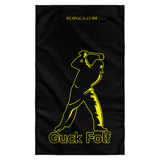 OPG Custom Design #19. GUCK FOLF! Men's Edition. Wall Flag