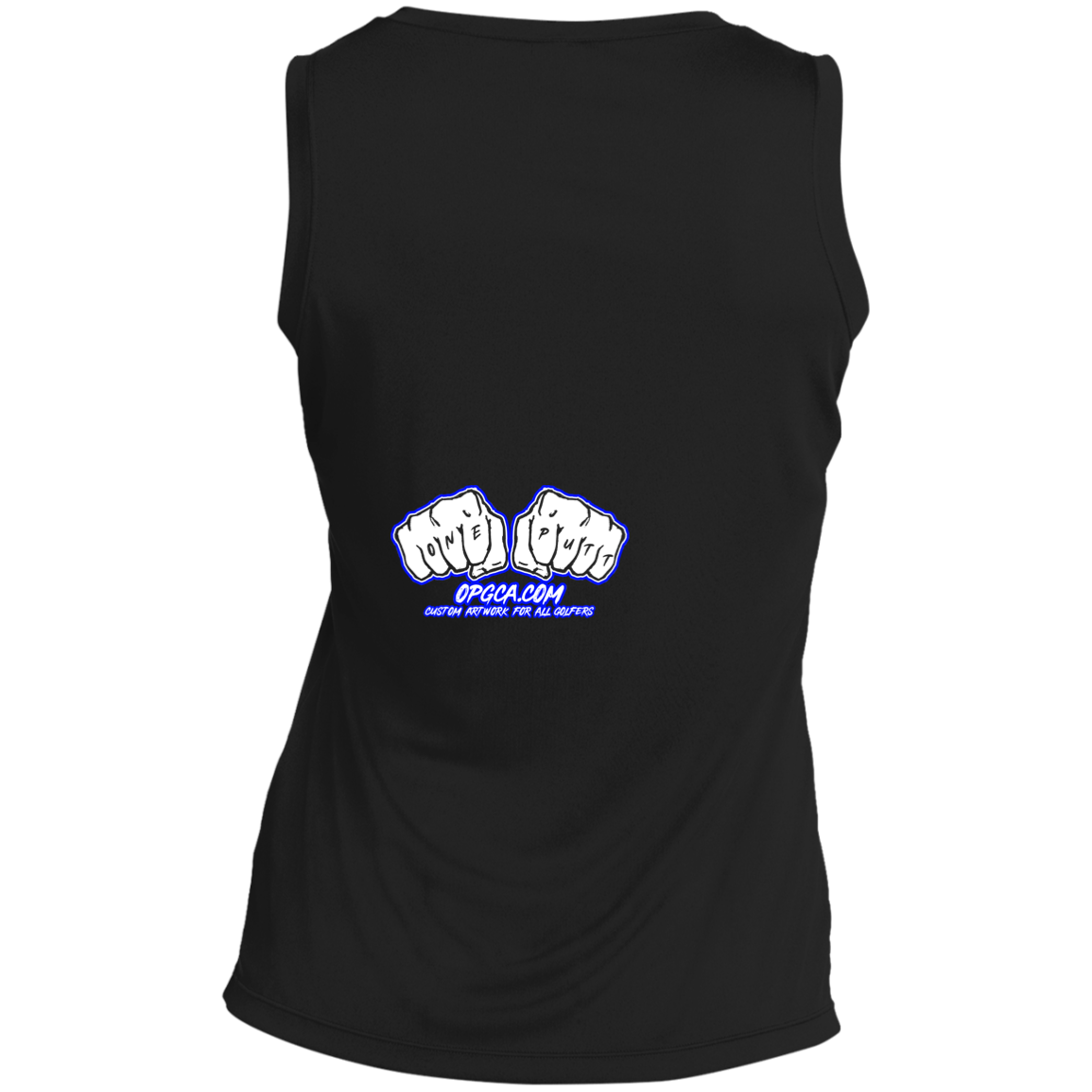 OPG Custom Design #3. Blue Tees Blues Brothers Fan Art. Ladies' Sleeveless V-Neck