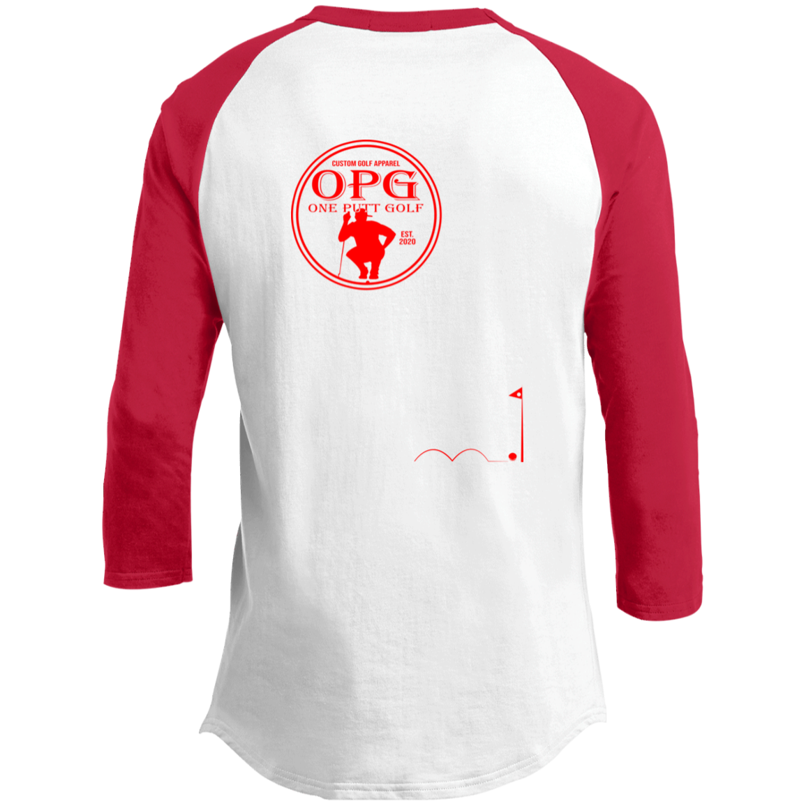 OPG Custom Design #4. I Don't See Noting Wrong With A Little Bump N Run. Youth 3/4 Raglan Sleeve Shirt