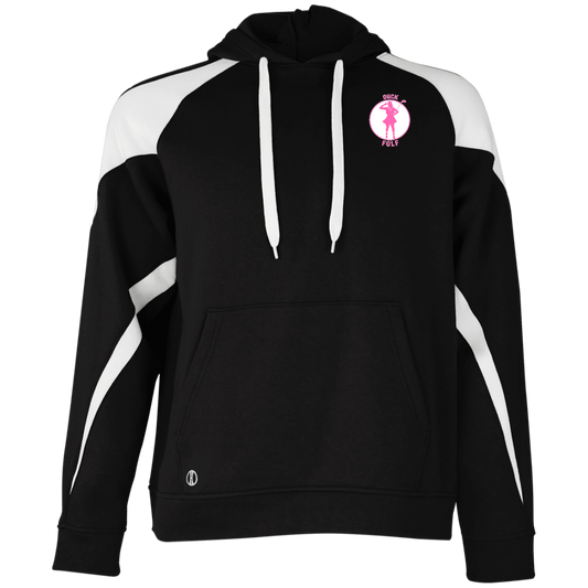 OPG Custom Design #19. GUCK FOLF. Female Edition. Colorblock Fleece Hoodie