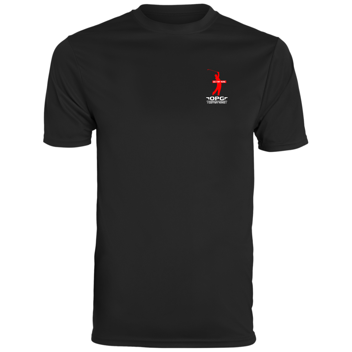 OPG Custom Design #16. Get My Nine. Male Version. Men's Moisture-Wicking Tee