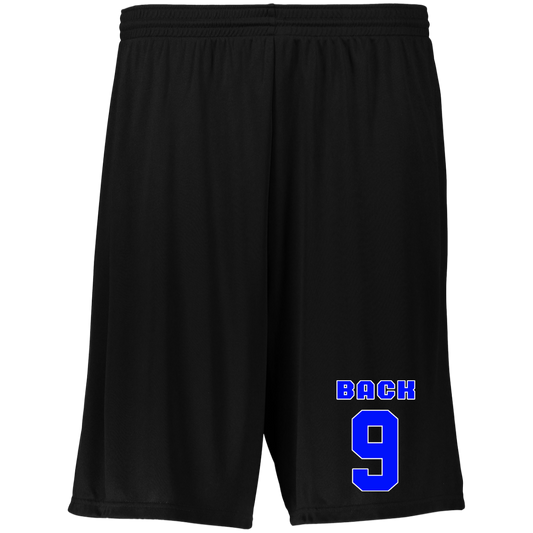 OPG Custom Design #17. Back 9. Moisture-Wicking 9 inch Inseam Training Shorts