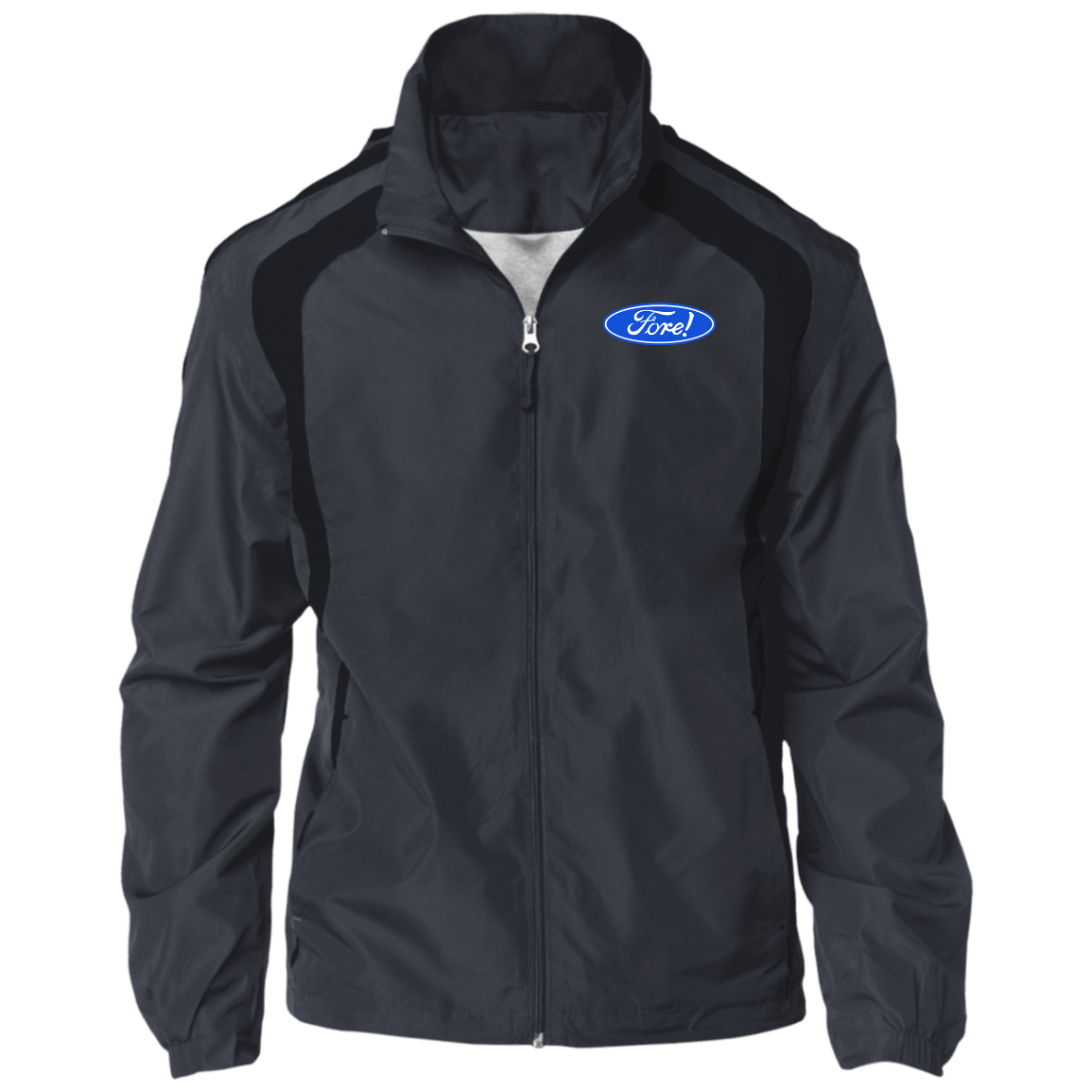 OPG Custom Design #11. Fore! Ford Parody. 100% Polyester Shell Jacket