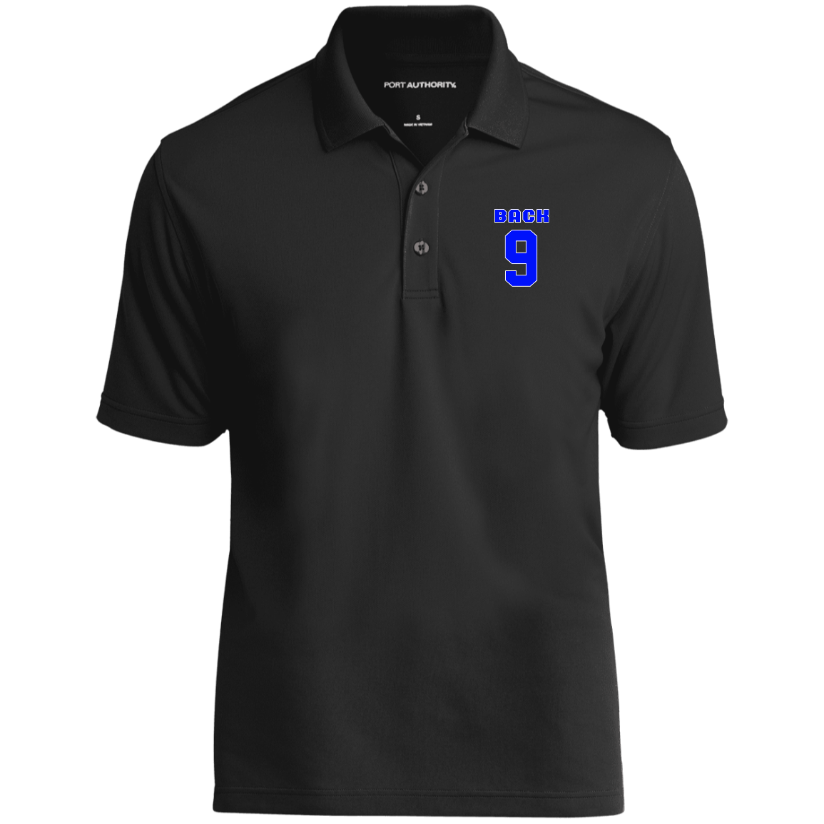 OPG Custom Design #17. Back 9. Dry Zone UV Micro-Mesh Polo