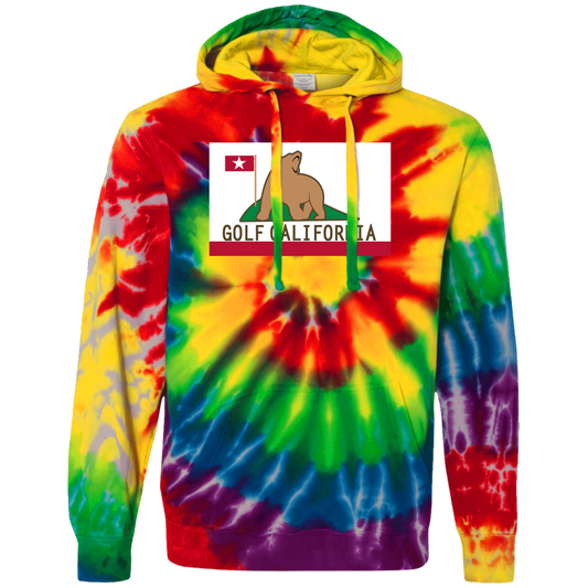 OPG Custom Design #14. Golf California. Tie-Dyed Pullover Hoodie