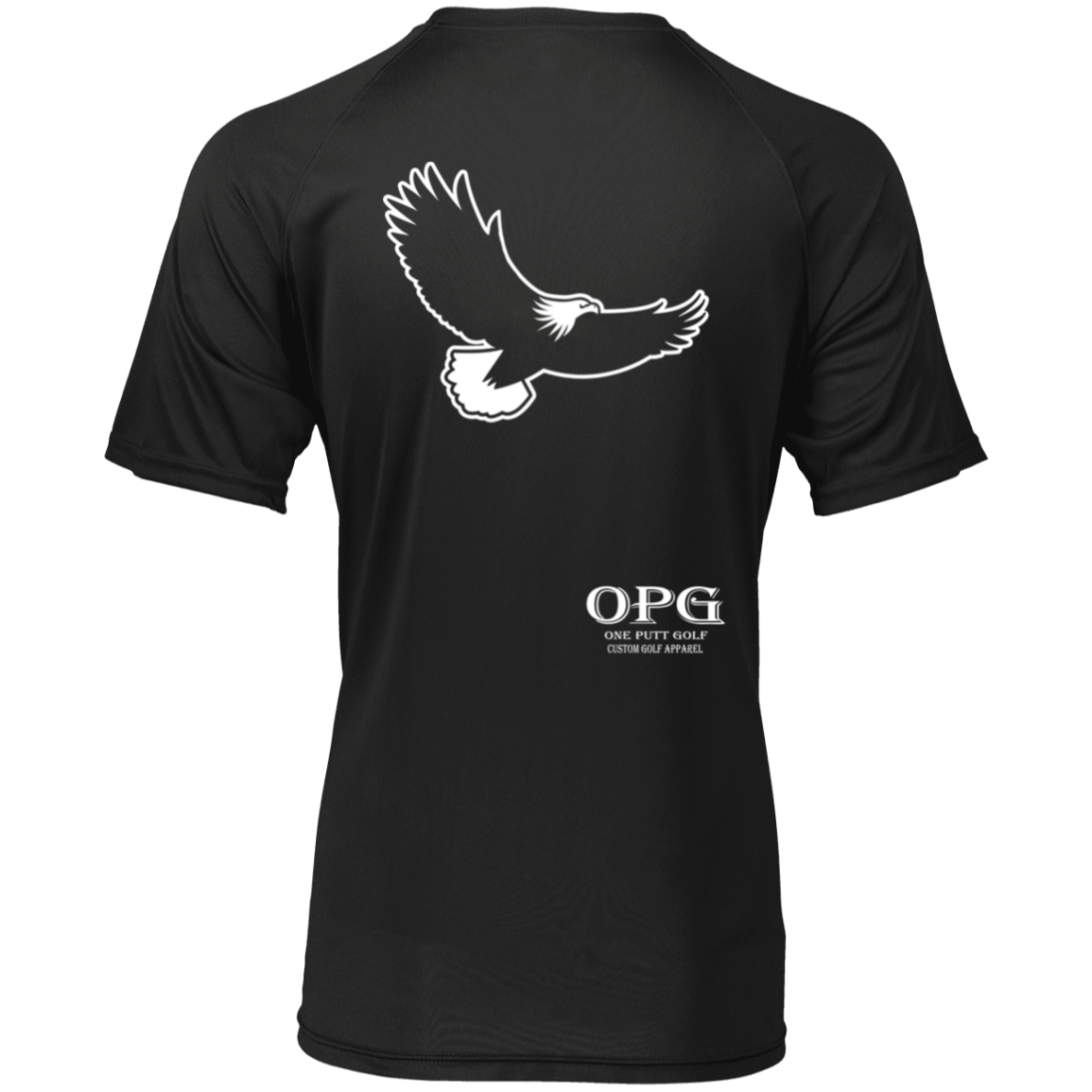 OPG Custom Design #9. Golf So. Cal. Male Version. Raglan Sleeve 100% Polyester T-Shirt