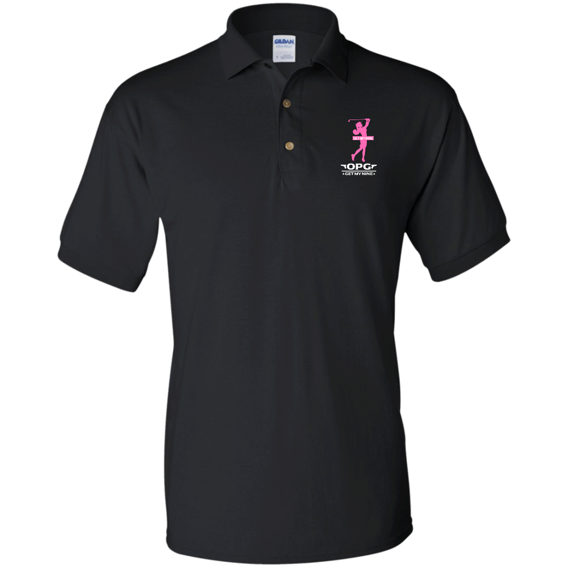 OPG Custom Design #16. Get My Nine. Female Version. Jersey Polo Shirt