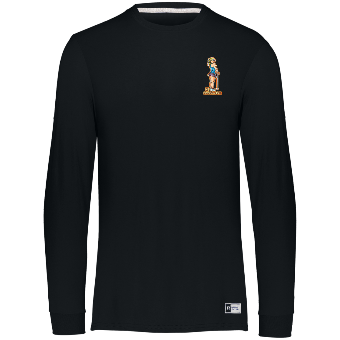 OPG Custom Design #28. Drive it. Chip it. One Putt golf it. Essential Dri-Power Long Sleeve Tee