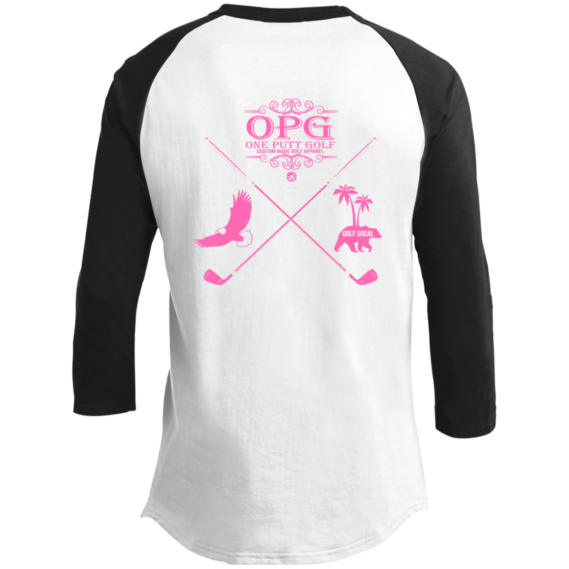 OPG Custom Design #8. Drive. Youth 3/4 Raglan Sleeve Shirt