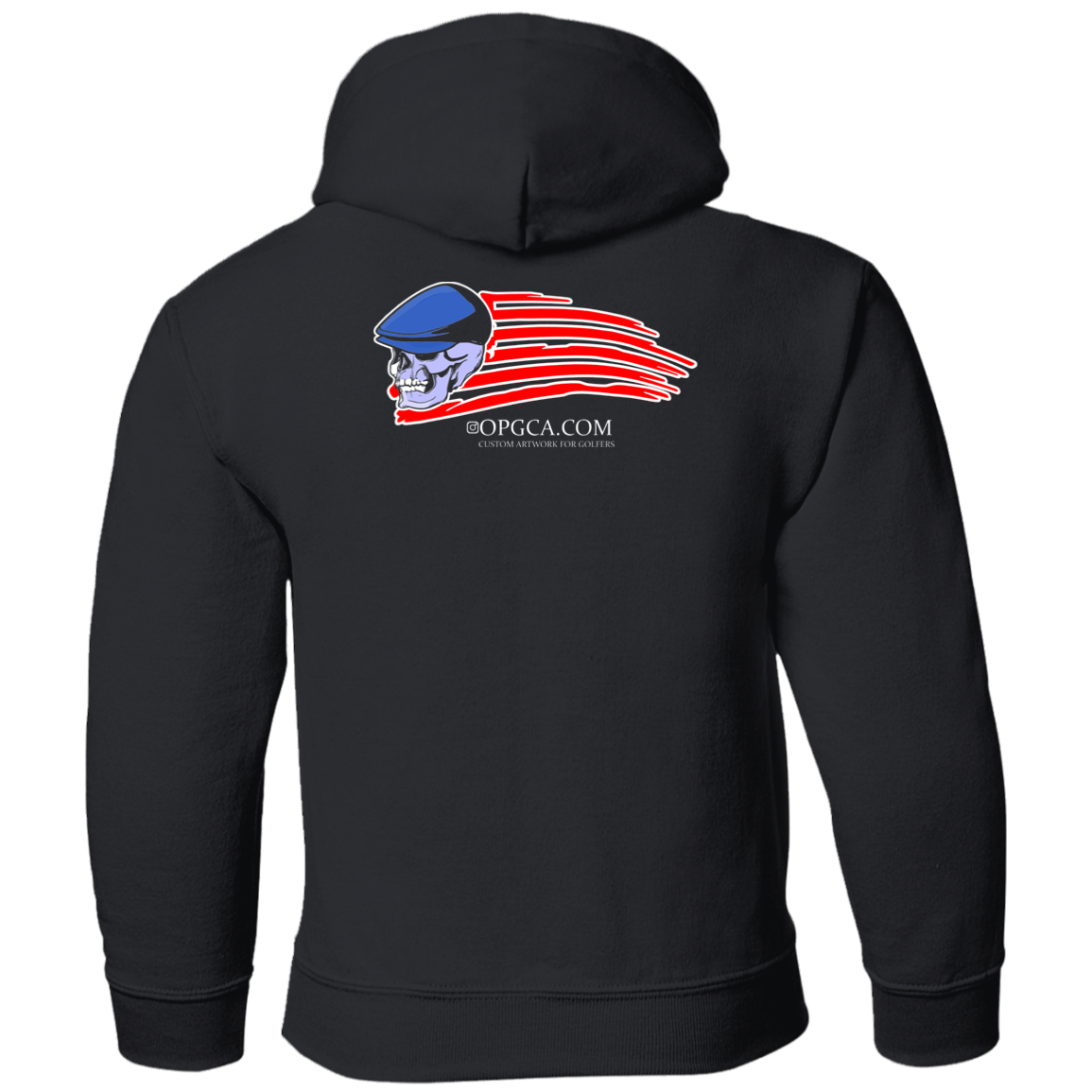 OPG Custom Design #12. Golf America. Male Edition. Youth Hoodie