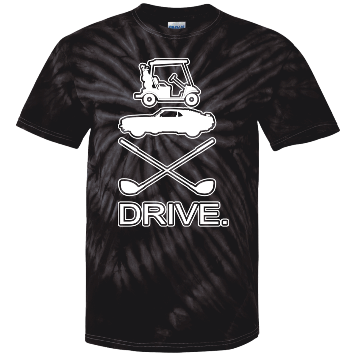 OPG Custom Design #8. Drive. Youth Tie-Dye T-Shirt