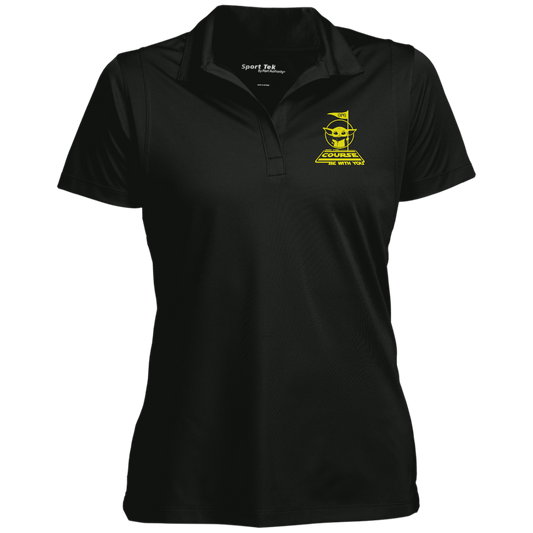 OPG Custom Design #21. May the course be with you. Parody / Fan Art. Ladies' Micropique Sport-Wick® Polo