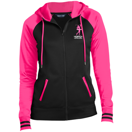 OPG Custom Design #16. Get My Nine. Female Version. Ladies' Sport-Wick® Full-Zip Hooded Jacket