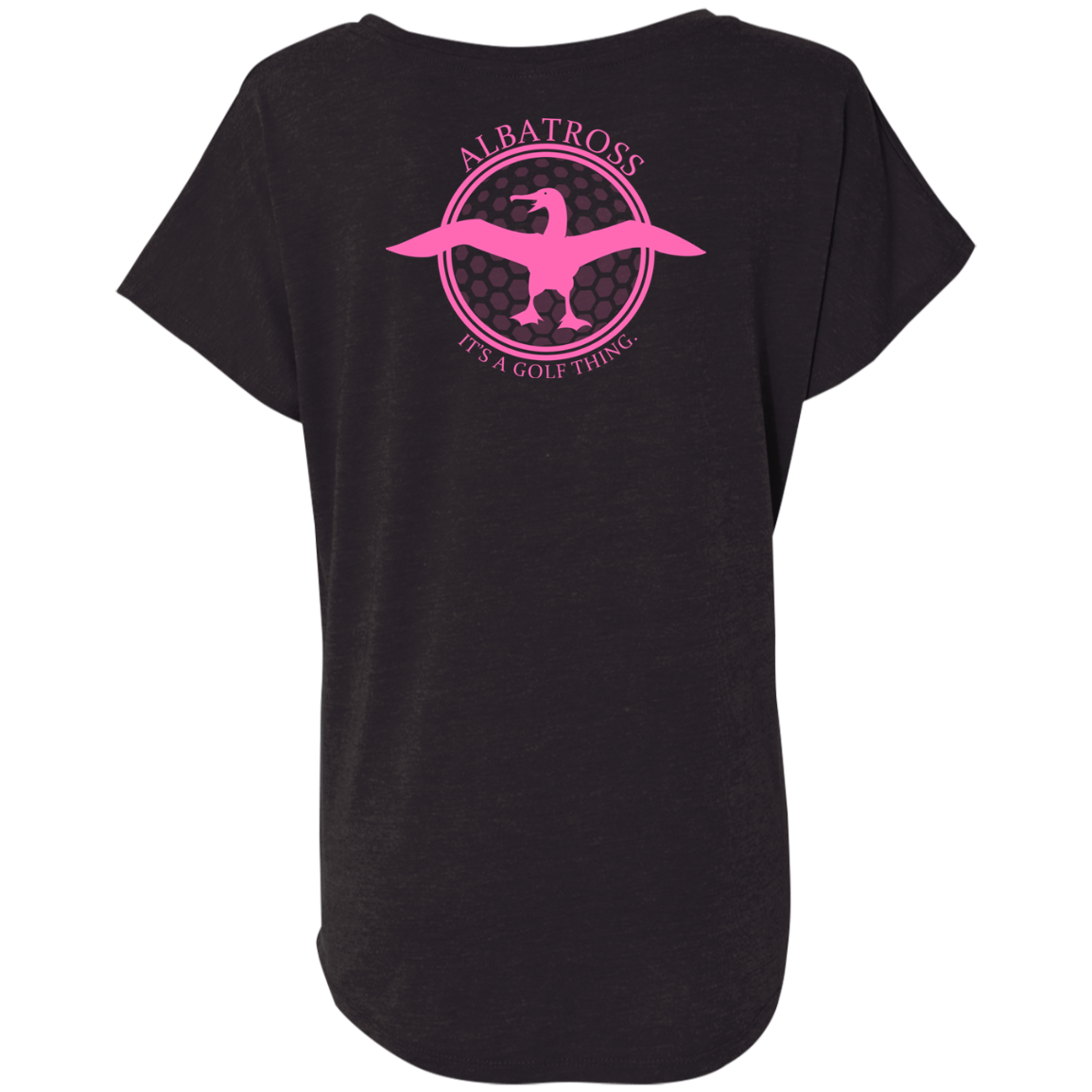 OPG Custom Artwork #1. Albatross. It's a golf thing. Ladies' Triblend Dolman Sleeve