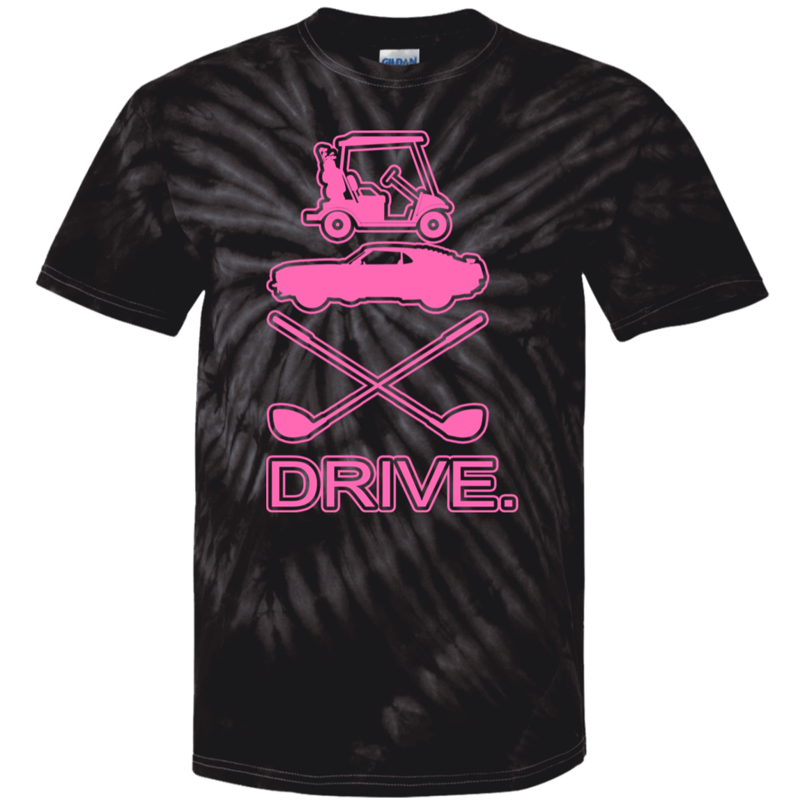 OPG Custom Design #8. Drive. Youth Tie-Dye T-Shirt