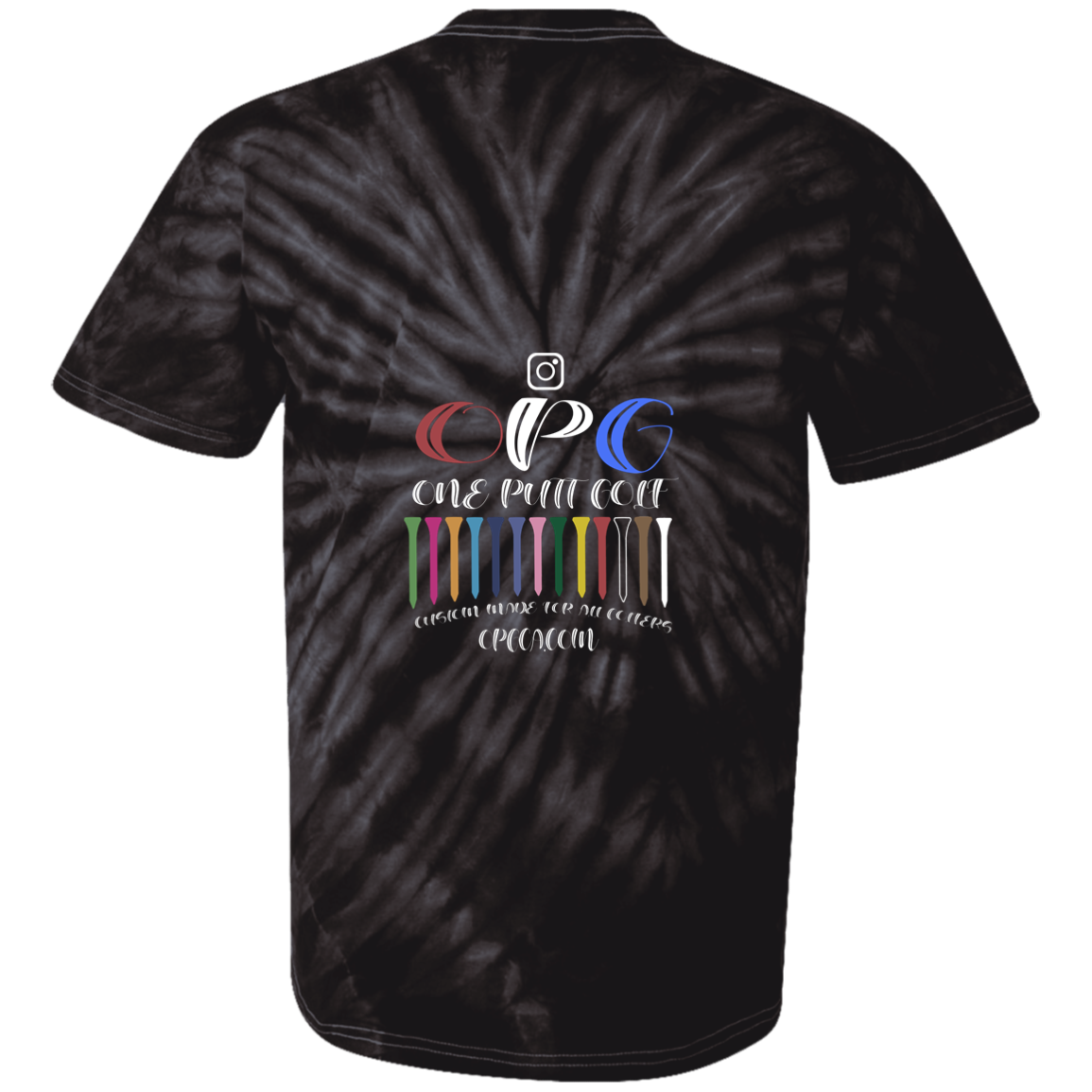 OPG Custom Design #6. Driveristee & Inclusion. Youth Tie-Dye T-Shirt