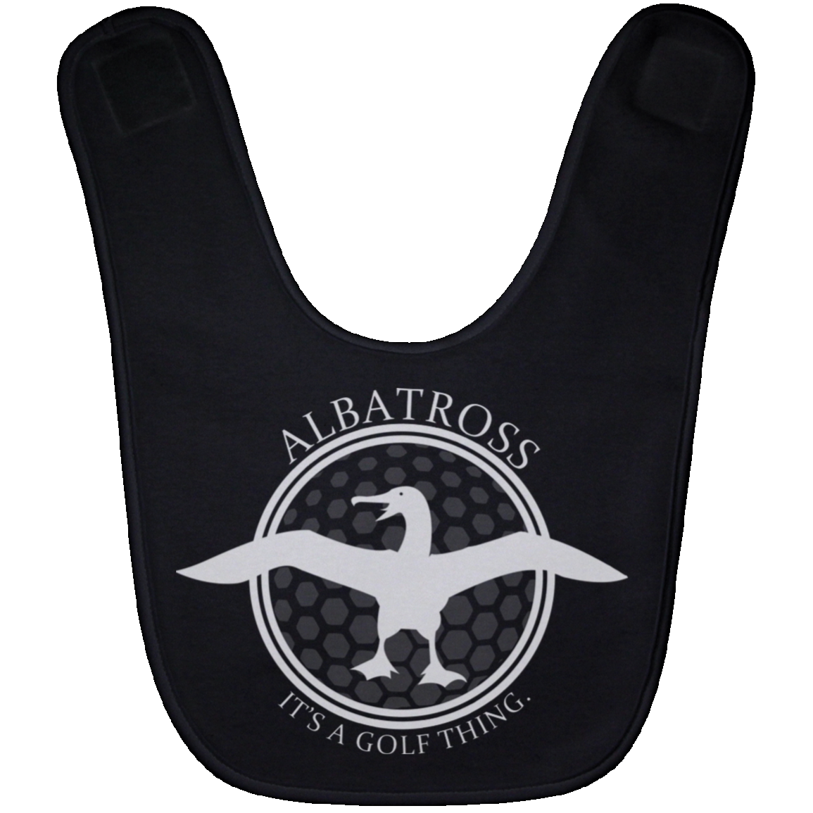 OPG Custom Artwork #1. Albatross. It's a golf thing. Baby Bib