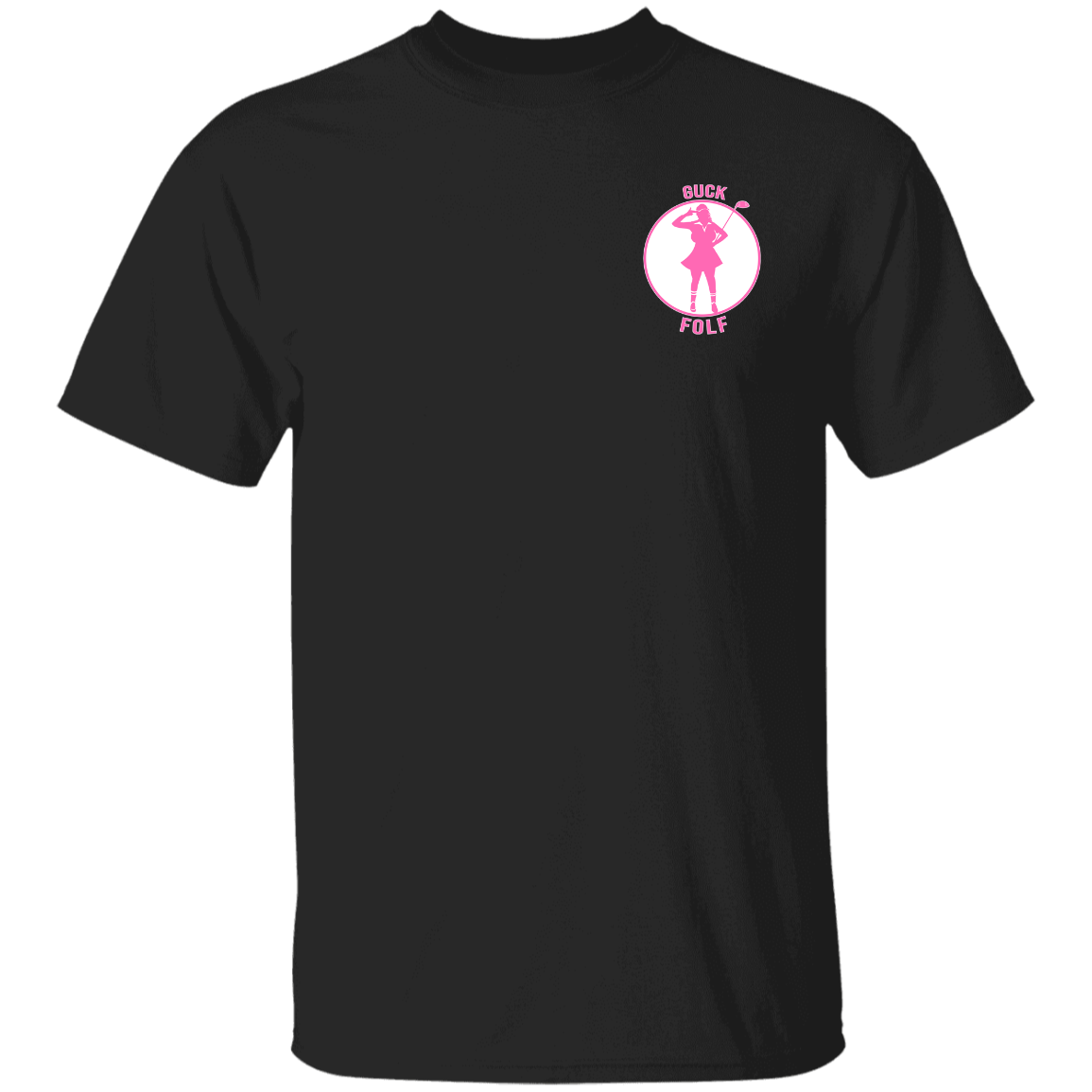 OPG Custom Design #19. GUCK FOLF. Female Edition. Youth 100% Cotton T-Shirt