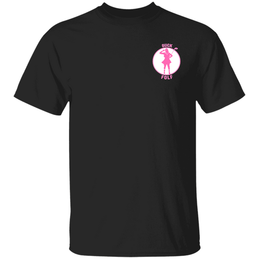 OPG Custom Design #19. GUCK FOLF. Female Edition. Youth 100% Cotton T-Shirt