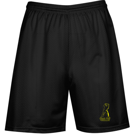 OPG Custom Design #19. GUCK FOLF. Men's Edition. Double layer 100% Polyester Mesh Performance Mesh Shorts