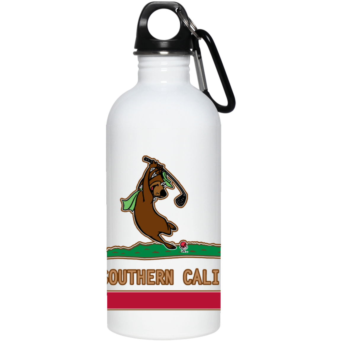 OPG Custom Design #15. Golf California Part 2 Fan Art. 20 oz. Stainless Steel Water Bottle