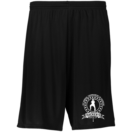 OPG Custom Design #20. 1st Annual Hackers Golf Tournament. Moisture-Wicking 9 inch Inseam Training Shorts