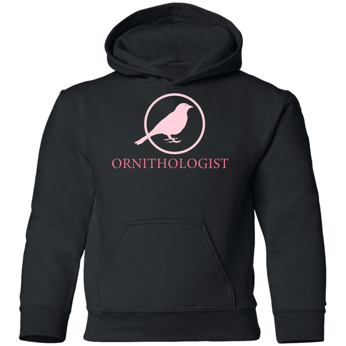 OPG Custom Design # 24. Ornithologist. A person who studies or is an expert on birds. Youth Girls Pullover Hoodie