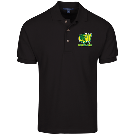 OPG Custom Design #26. Tiger Woods Fan Art. 2019 Master's Champion. Cotton Pique Knit Polo