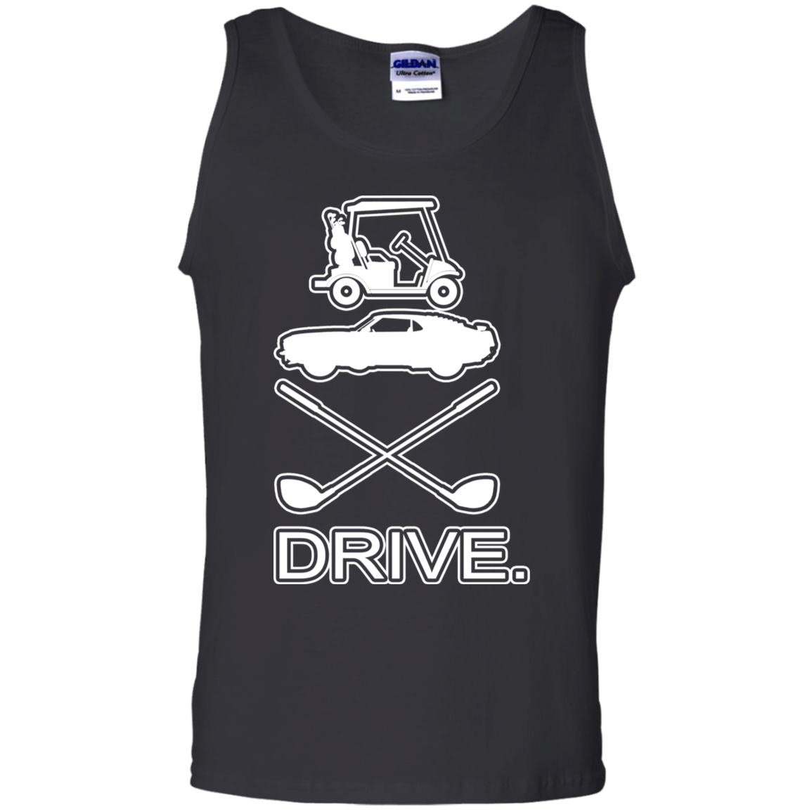 OPG Custom Design #8. Drive. 100% Cotton Tank Top