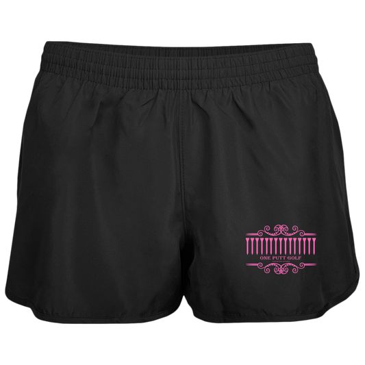 OPG Custom Design #5. Golf Tee-Shirt. Golf Humor. Ladies' Wayfarer Running Shorts