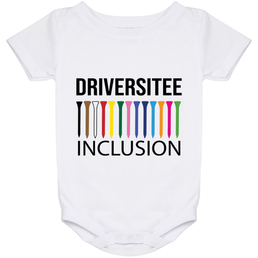 ZZZ#06 OPG Custom Design. DRIVER-SITEE & INCLUSION. Baby Onesie 24 Month