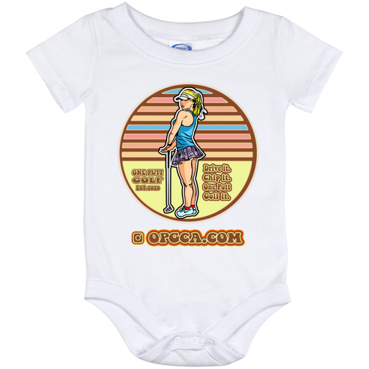 OPG Custom Design 28. Drive it. Chip it. One Putt Golf It. Baby Onesie 12 Month