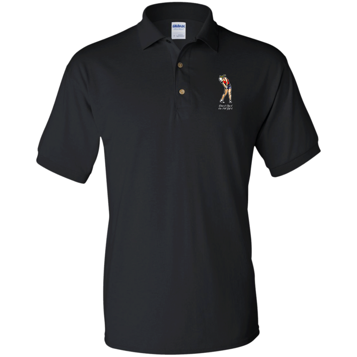 OPG Custom Design #9. Drive it. Chip it. One Putt Golf It. Golf So. Cal. Jersey Polo Shirt