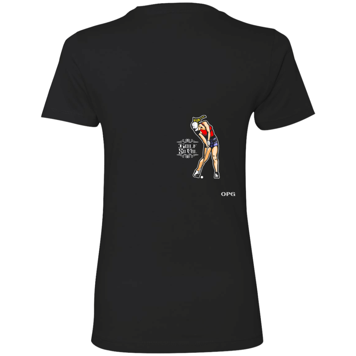 OPG Custom Design #9. Drive it. Chip it. One Putt Golf It. Golf So. Cal. Ladies' Boyfriend T-Shirt