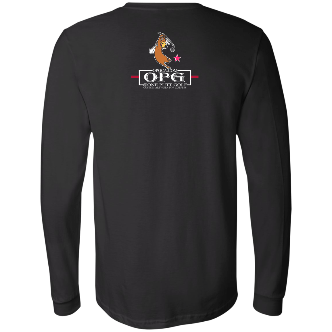 OPG Custom Design #15. Golf Southern California with Yogi Bear Fan Art. Jersey Long Sleeve T-Shirt