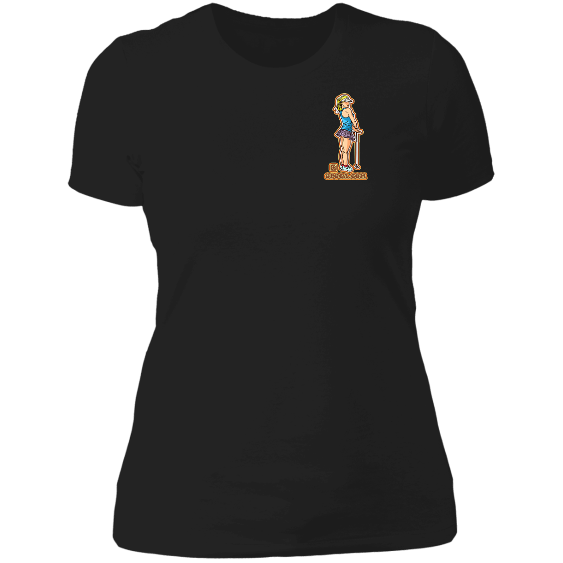 OPG Custom Design #28. Drive it. Chip it. One Putt golf it. Ladies' Boyfriend T-Shirt