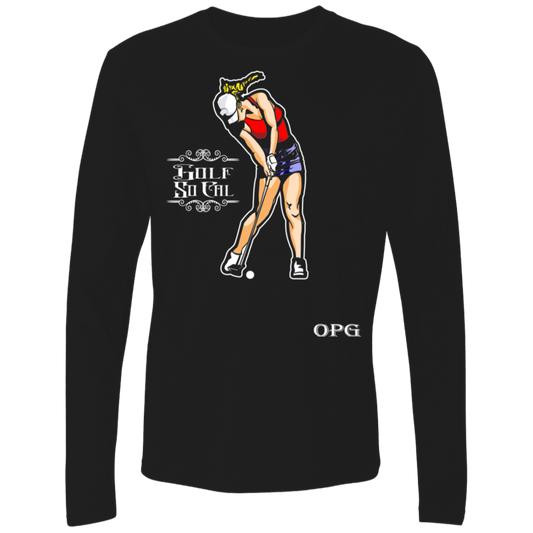 OPG Custom Design #9. Golf So. Cal. Male Version. 100% Combed Ring-Spun Ultra Soft T-Shirt.