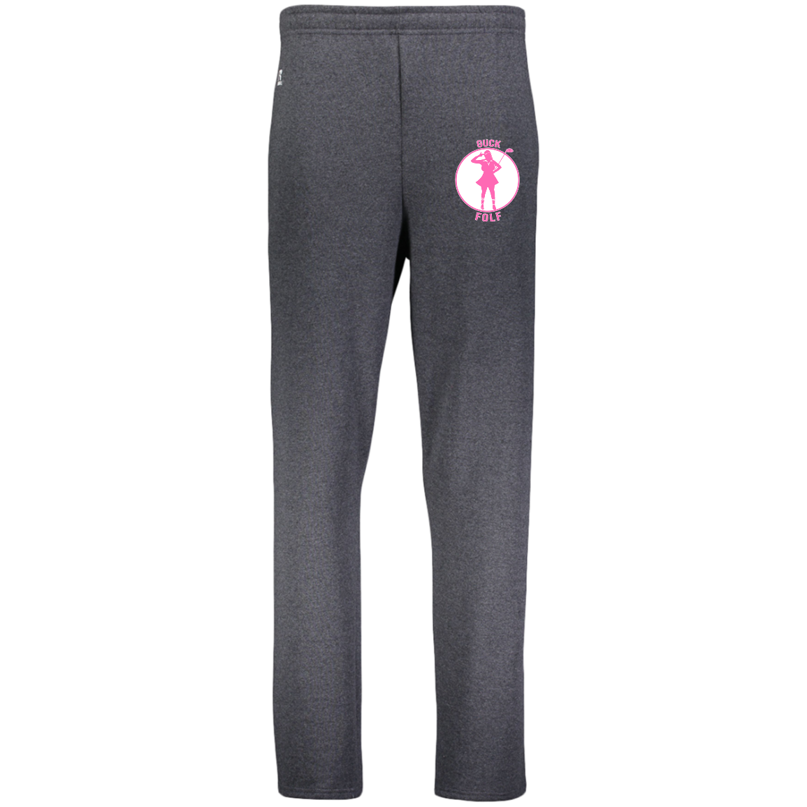 OPG Custom Design #19. GUCK FOLF. Female Edition. Youth Dri-Power Open Bottom Pocket Sweatpants