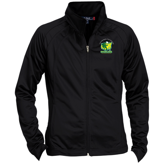 OPG Custom Design #26. Tiger Woods Fan Art. 2019 Master's Champion. Ladies' Raglan Sleeve Warmup Jacket