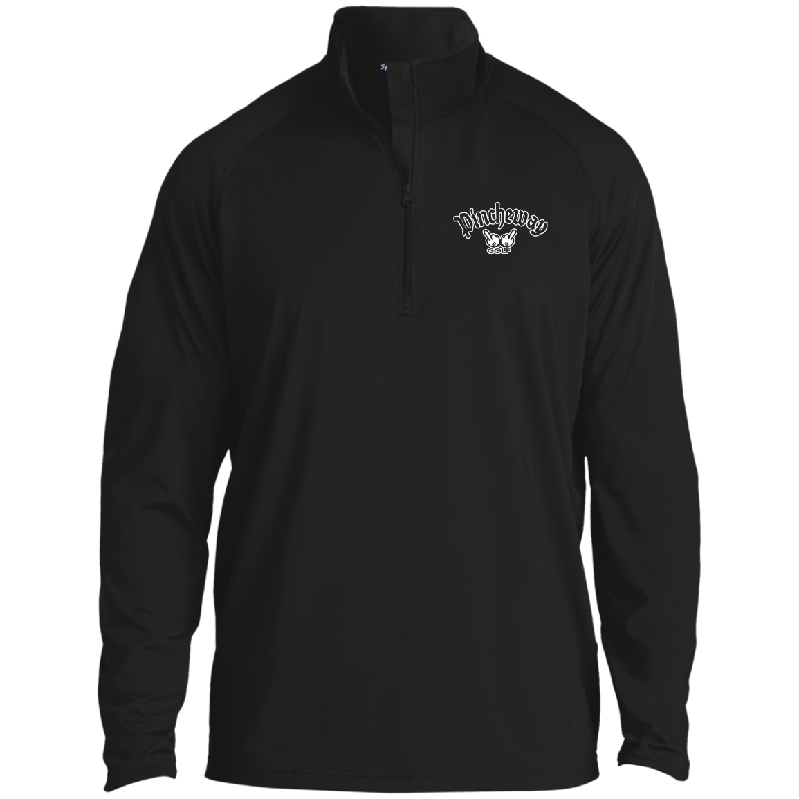 OPG Custom Artwork #27. Pincheway Golf. 1/2 Zip Raglan Performance Pullover