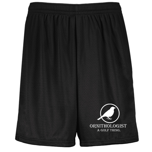 OPG Custom Design #24. Ornithologist. A person who studies or is an expert on birds. Youth Moisture-Wicking Mesh Shorts