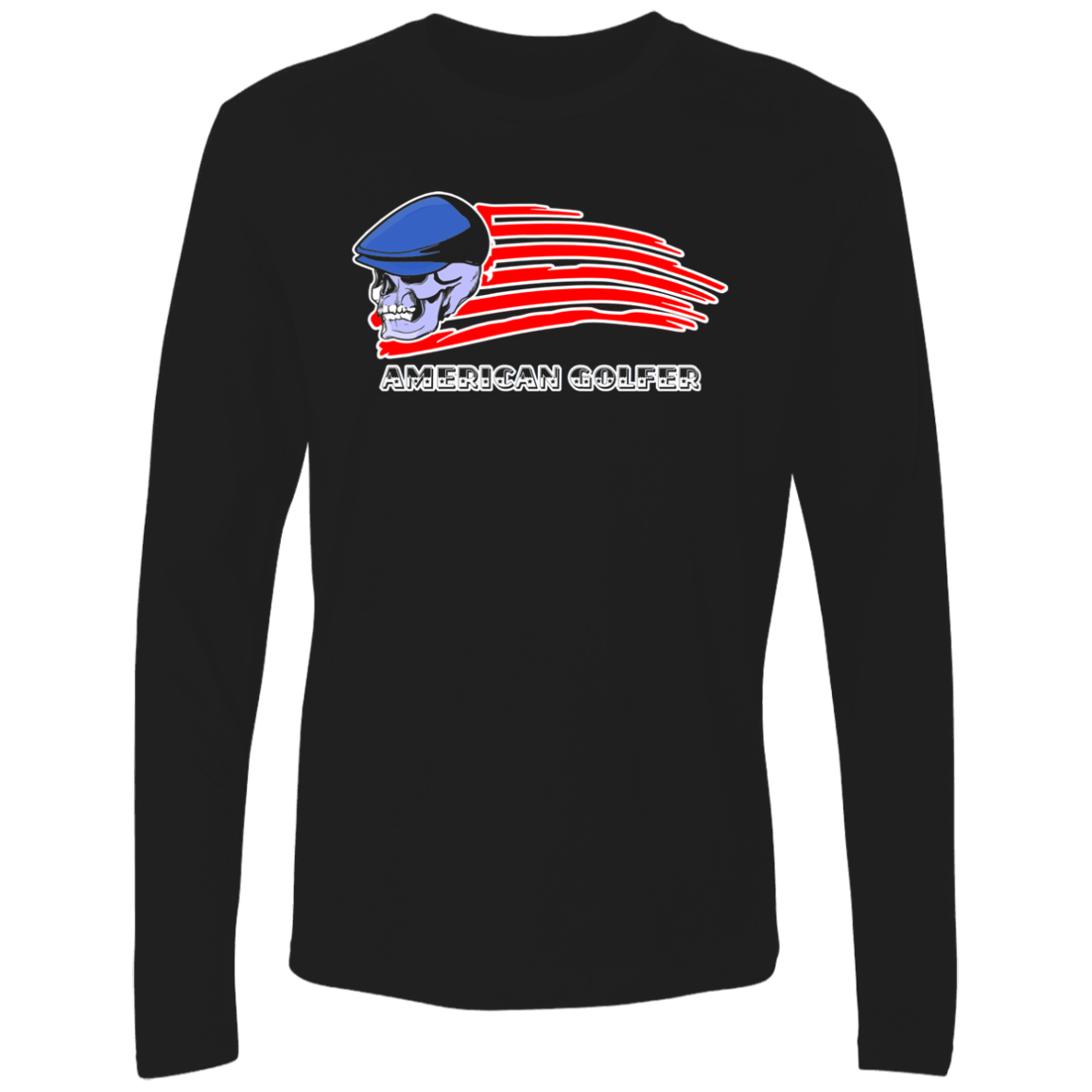 OPG Custom Design #12. Golf America. Male Edition. Men's 100% Combed Ringspung Cotton