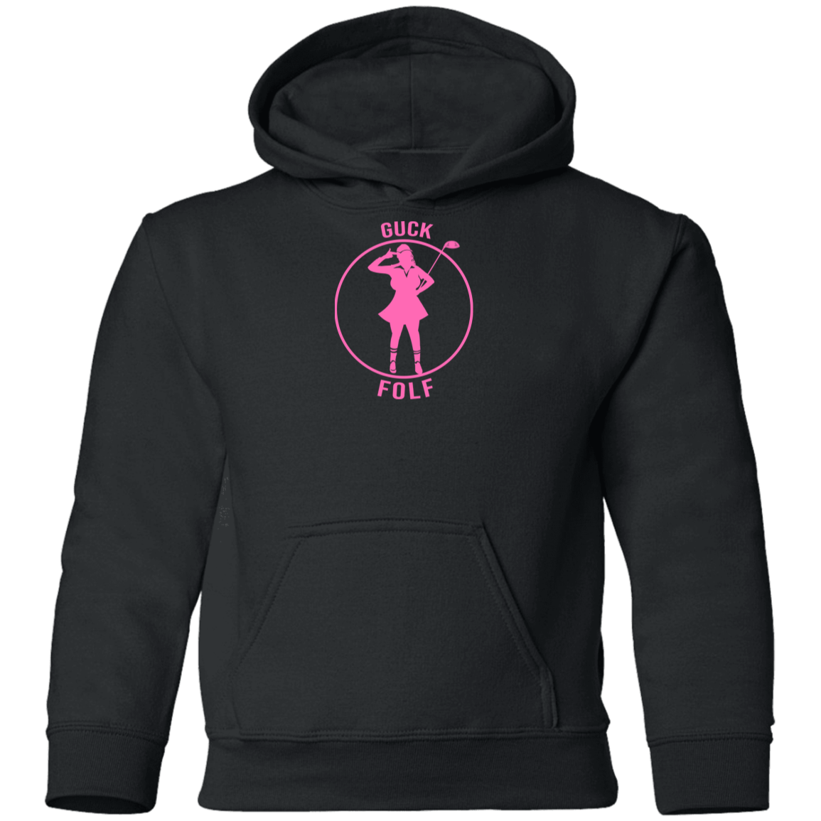 OPG Custom Design #19. GUCK FOLF! Youth Girl Pullover